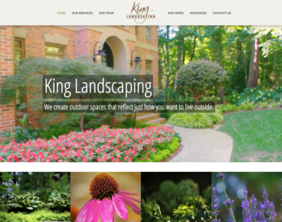 King Landscaping design by Justin Powell